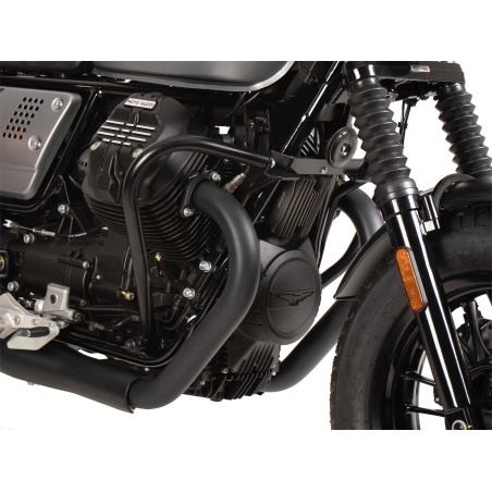 Hepco Becker 501559 00 01 Barra di protezione motore nera per Moto Guzzi V9 Bobber/Special Edition dal 2021 al 2025