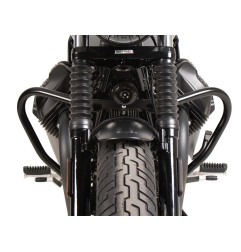 Hepco Becker 501559 00 01 Barra di protezione motore nera per Moto Guzzi V9 Bobber/Special Edition dal 2021 al 2025