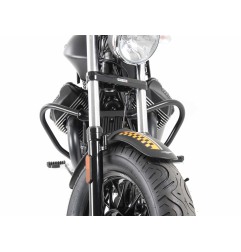 Hepco Becker 501559 00 02 Barra di protezione motore cromata Hepco&Becker per Moto Guzzi V9 Bobber/Special Edition dal 2021 al 2