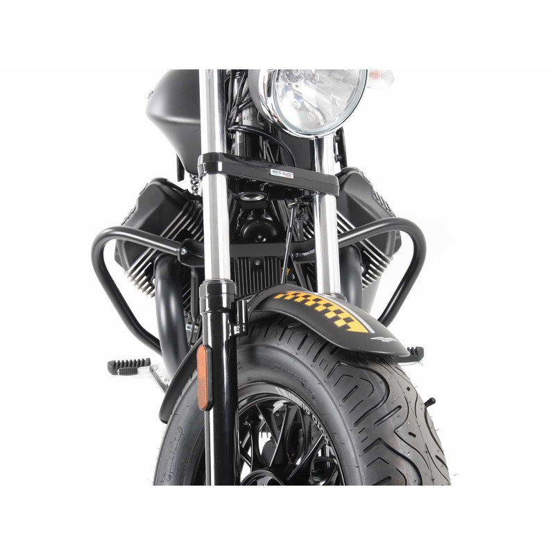 Hepco Becker 501559 00 02 Barra di protezione motore cromata Hepco&Becker per Moto Guzzi V9 Bobber/Special Edition dal 2021 al 2