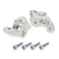 Hepco Becker 42456547 00 09 Rialzo Manubrio con Offset 30 mm alto, 33 mm indietro, argento per BMW R 1300 RT dal 2025