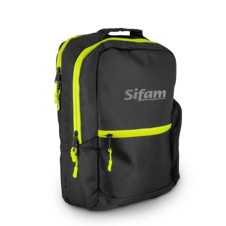 Sifam VE571 Zaino Nero/Giallo 16L in Nylon