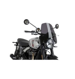 Puig Racing 22619 Cupolino Naked New Generation Touring Per Triumph Speed Twin 1200 Rs O 1200 Dal 2025 Fumé Scuro, Fumé Chiaro O