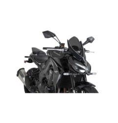 Puig Racing 22777 Cupolino Naked New Generation Touring Per Kawasaki Z1100 Dal 2026 Fumé Scuro, Fumé Chiaro, Nero, Trasparente