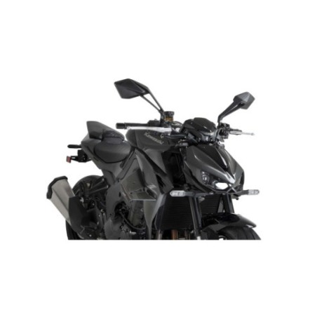 Puig Racing 22781 Spoiler D12 Per Kawasaki Z1100 Dal 2026 Carbon Look, Nero Opaco O Nero