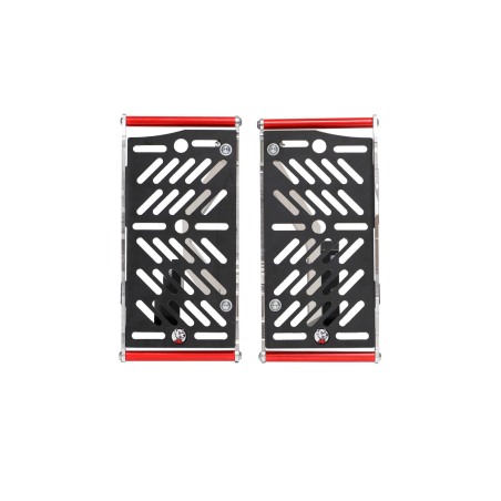 AXP Racing Hard Enduro Radiator Guards Beta 250 300 Xtrainer 2025 2026 Red Spacers Ax1813