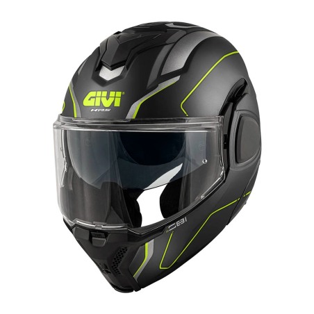 Givi X36 FIBER PULSE casco modulare flip-back in fibra di vetro