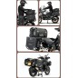 LOBOO Wanderer borse laterali impermeabili 40L SX + 30L DX scantonata