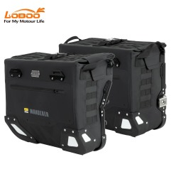LOBOO Wanderer borse laterali impermeabili 40L SX + 30L DX scantonata