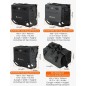 LOBOO Wanderer borse laterali impermeabili 40+40L simmetriche