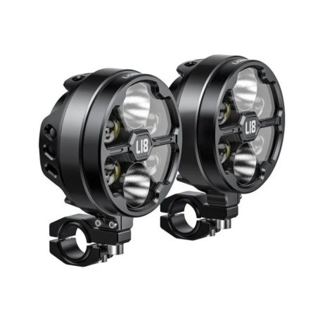 LOBOO luci ausiliarie moto L18S 21000LM IP68 regolabili