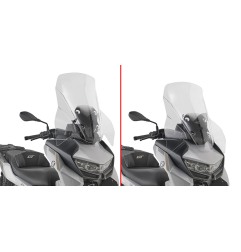 Kappa KD5148ST Parabrezza trasparente alto per BMW C400GT dal 2025