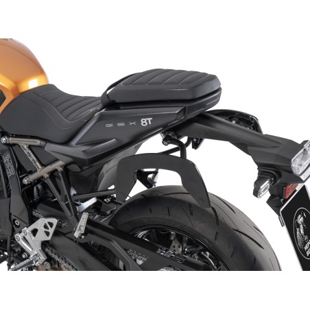 Hepco Becker 6303555 00 01 Portaborse laterale C-Bow nero per Suzuki GSX-8T dal 2025