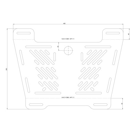 Hepco Becker 8009548 00 01 Piastra di allargamento posteriore specifica nera per Honda CBR 650 R / E-Clutch dal 2024