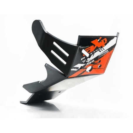 AXP AX1419 Paramotore Xtrem In Hdpe Nero Per Ktm 250sxf, 250xcf, 350sxf, 350xcf, Husqvarna Fc250, Fc350, Fx350 Dal 2016 Al 2018