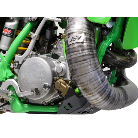 AXP AX1734 Paramotore In Hdpe Nero Per Kawasaki Kx250 Dal 1988 Al 1989 E Kx500 Dal 1989 Al 2001