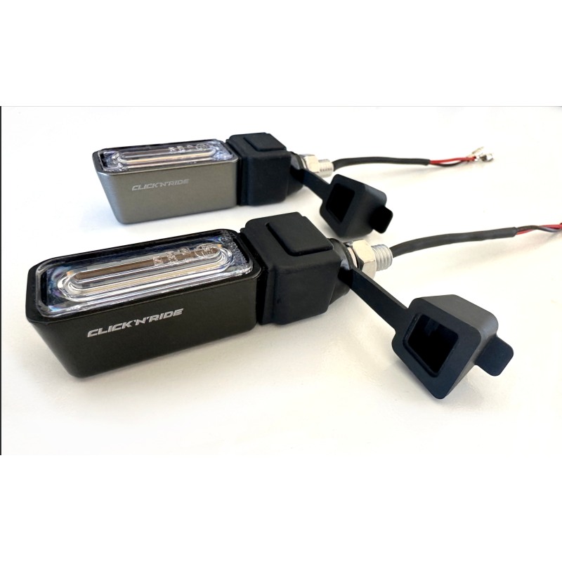 CLICKnRIDE Nova Series Indicatori LED removibili moto M8 universali