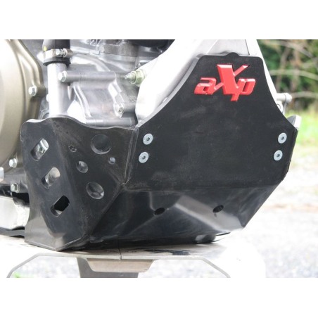 AXP AX6082 Piastra Paramotore Hdpe Nera Per Honda Crf450x Dal 2005 Al 2013
