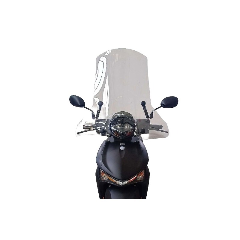 Fabbri 3695/A Parabrezza alto per SYM BWT 125 E5+ dal 2026