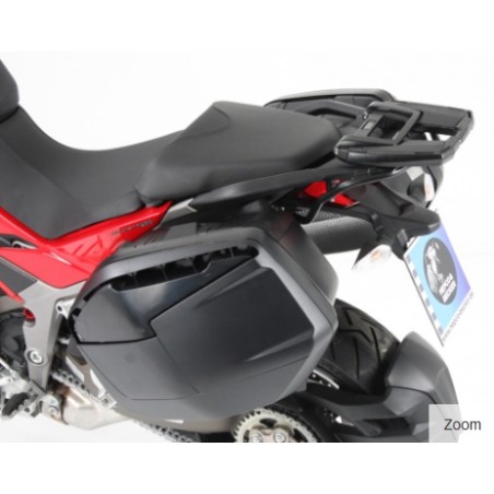 6527567 01 01 Hepco e Becker Portapacchi nero Alu Rack per Ducati Multistrada 1260 / S 2018