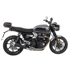 Hepco & Becker 6587591 01 01 portapacchi posteriore nero per Triumph Speed Twin dal 2019