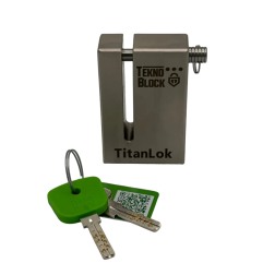 TeknoBlock TKBMB-80 Antifurto Bloccaruota Posteriore Blindato Per Moto