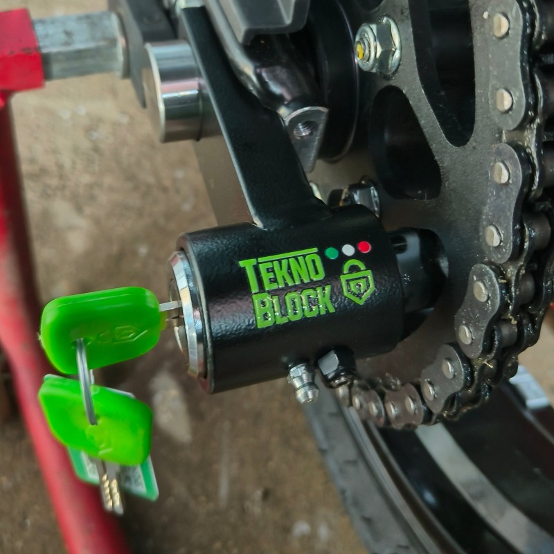 TeknoBlock TKKT14 Antifurto Bloccaruota Posteriore Per Ktm 125 Smc R Dal 2025
