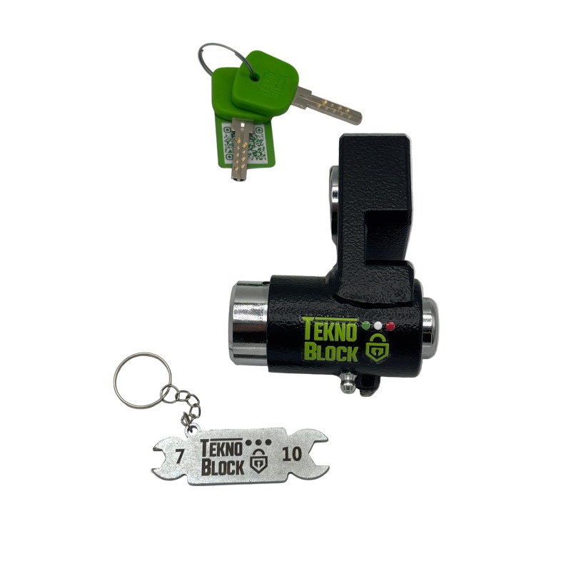 TeknoBlock TKQ12 Antifurto Bloccaruota Posteriore Per Qj Motor Srv 550 Dal 2024