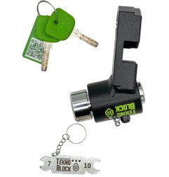 TeknoBlock TKT22 Antifurto Bloccaruota Posteriore Per Triumph Bonneville T120 Dal 2017 Al 2026