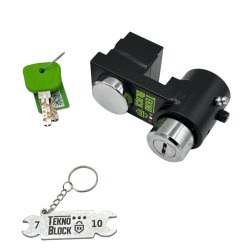 TeknoBlock TKT24 Antifurto Bloccaruota Posteriore Per Triumph Trident 660 Dal 2020 Al 2024