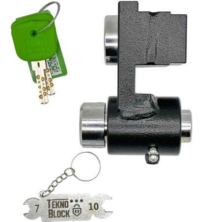 TeknoBlock TKT24 Antifurto Bloccaruota Posteriore Per Triumph Trident 660 Dal 2020 Al 2024