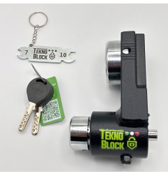 TeknoBlock TKZ07 Antifurto Bloccaruota Posteriore Per Zontes Gk 350 Dal 2022