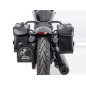 Hepco Becker 6277694 00 01 Set portaborse tubolare Cutout con borse in pelle Rugged nere per Indian Scout Sixty Bobber dal 2025