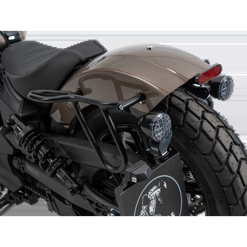 Hepco Becker 6267697 00 01 Portaborse tubolare Cutout per Indian Scout Bobber dal 2025