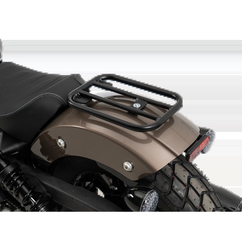 Hepco Becker 6137697 00 01 Solorack senza schienale nero per Indian Scout Bobber dal 2025