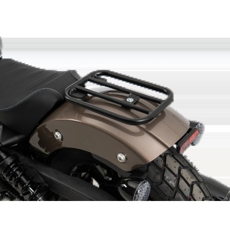 Hepco Becker 6137697 00 01 Solorack senza schienale nero per Indian Scout Bobber dal 2025