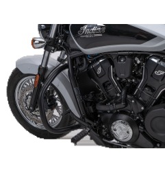 Hepco Becker 5027698 00 01 Barra di protezione motore nera per Indian Scout Classic dal 2025