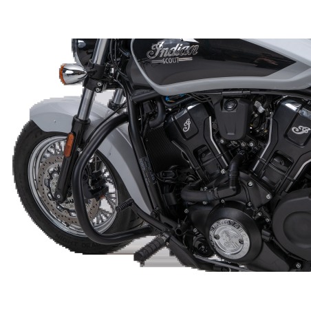 Hepco Becker 5027698 00 01 Barra di protezione motore nera per Indian Scout Classic dal 2025