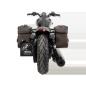 Hepco Becker 6277699 00 08 Set portaborse tubolare Cutout con borse in pelle Rugged marroni per Indian Sport Scout dal 2025