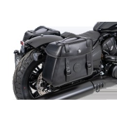 Hepco Becker 6277695 00 01 Set portaborse tubolare Cutout incl. borse in pelle Rugged nere per Indian Scout Sixty Classic dal 20