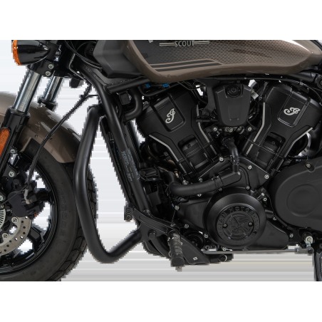 Hepco Becker 5027699 00 01 Barra di protezione motore nera per Indian Sport Scout dal 2025