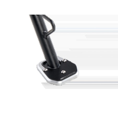 Hepco Becker 42117708 00 91 Piastra per Cavalletto Laterale per CF MOTO 800 MT Explore dal 2023, nero/argento