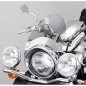 Puig Racing 0444 Cupolino Custom Roadster Metacrilato 3 Mm, 290x260 Mm, Fissaggio Sulle Forcelle Anteriori, Omologato Tüv