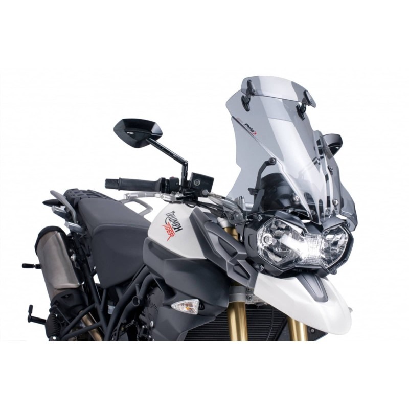 Puig Racing 5918 Cupolino Touring Con Visiera Per Triumph Tiger 800 Dal 2011 Al 2014