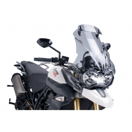 Puig Racing 5918 Cupolino Touring Con Visiera Per Triumph Tiger 800 Dal 2011 Al 2014