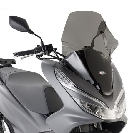 Givi 1129D Parabrezza alto fumè per Honda PCX 125 dal 2019