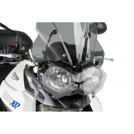 Puig Racing 8124W Protezione Faro Trasparente Per Triumph Tiger 800 Dal 2011 Al 2014