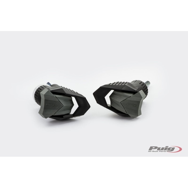 Puig Racing 7724N Tamponi Paratelaio Mod. R19 Neri Per Vari Modelli Yamaha