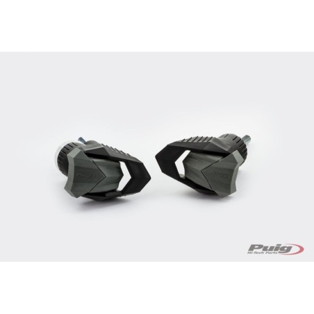 Puig Racing 7724N Tamponi Paratelaio Mod. R19 Neri Per Vari Modelli Yamaha