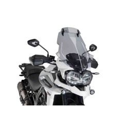 Puig Racing 9614H Cupolino Touring Con Visiera Fumé Chiaro Per Vari Modelli Triumph Tiger 1200